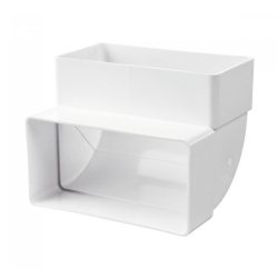 Vents Lapos csatorna függőleges könyök 90x220 mm