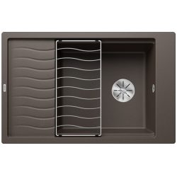 Blanco ELON XL 6S kávé silgránit csepptálcás mosogatótál