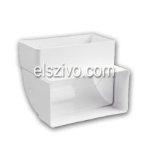   FL-2060 Lapos csatorna sarok 90° - függőleges Ø150 mm-es (90x222mm) csőhöz