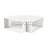 FL-2070 Lapos csatorna sarok 90° - vízszintes Ø150 mm-es (90x222mm) csőhöz FL-2070 Lapos csatorna sarok 90° - vízszintes Ø150 mm-es (90x222mm) csőhöz