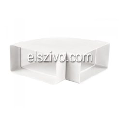 FL-2070 Lapos csatorna sarok 90° - vízszintes Ø150 mm-es (90x222mm) csőhöz