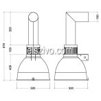 Kdesign K124-W titánium rusztikus páraelszívó