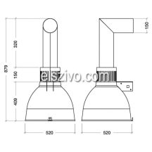 Kdesign K124-W titánium rusztikus páraelszívó