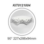   Elica KIT0121004 Lapos csatorna 90 fokos sarok vízszintes (227x94mm)