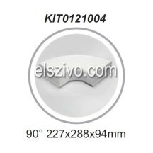  Elica KIT0121004 Lapos csatorna 90 fokos sarok vízszintes (227x94mm)