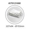 Elica KIT0121008 Cső-Lapos csatorna átalakító vízszintes (227x94) Elica KIT0121008 Cső-Lapos csatorna átalakító vízszintes (227x94)