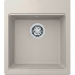   Elleci TIME 102 G39 Bianco soft gránit egymedencés mosogatótál