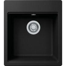 Elleci TIME 102 G40 Nero gránit egymedencés mosogatótál