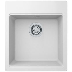 Elleci TIME 102 G68 Bianco gránit egymedencés mosogatótál