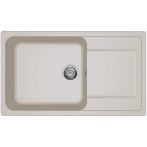   Elleci LIFE 410 G39 Bianco soft gránit csepptálcás mosogatótál