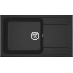 Elleci LIFE 410 G40 Nero gránit csepptálcás mosogatótál