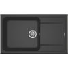 Elleci LIFE 410 G59 Antracit gránit csepptálcás mosogatótál
