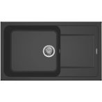 Elleci LIFE 410 G59 Antracit gránit csepptálcás mosogatótál Elleci LIFE 410 G59 Antracit gránit csepptálcás mosogatótál