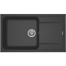   Elleci LIFE 410 G59 Antracit gránit csepptálcás mosogatótál