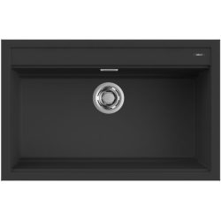 Elleci BEST 130 Workstation G40 Nero gránit egymedencés mosogatótál