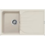   Elleci EGO 400 G39 Bianco soft gránit csepptálcás mosogatótál