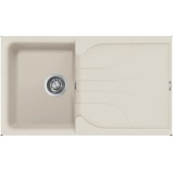 Elleci EGO 400 G39 Bianco soft gránit csepptálcás mosogatótál