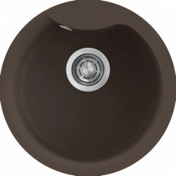 Elleci EGO ROUND G78 Espresso gránit kerek mosogatótál