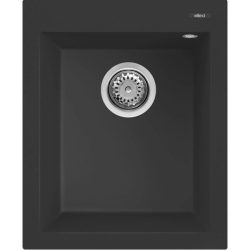 Elleci QUADRA 100 G40 Nero gránit egymedencés mosogatótál