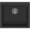 Elleci QUADRA 105 G40 Nero gránit egymedencés mosogatótál