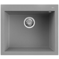 Elleci QUADRA 105 G48 Cemento gránit egymedencés mosogatótál