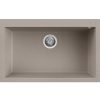 Elleci QUADRA 130 G43 Tortora gránit egymedencés mosogatótál