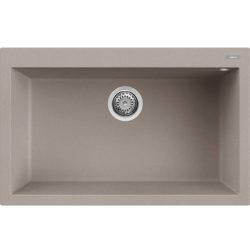 Elleci QUADRA 130 G43 Tortora gránit egymedencés mosogatótál