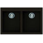 Elleci QUADRA 350 G78 Espresso gránit kétmedencés mosogatótál Elleci QUADRA 350 G78 Espresso gránit kétmedencés mosogatótál