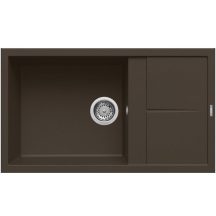   Elleci UNICO 410 G78 espresso gránit csepptálcás mosogatótál