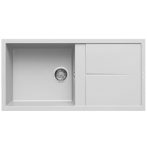   Elleci UNICO 480 G68 Bianco gránit csepptálcás mosogatótál