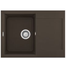   Elleci EASY 135 G78 Espresso gránit csepptálcás mosogatótál