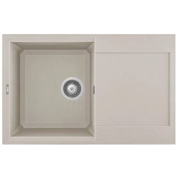 Elleci EASY 300 G39 Bianco soft gránit csepptálcás mosogatótál Elleci EASY 300 G39 Bianco soft gránit csepptálcás mosogatótál