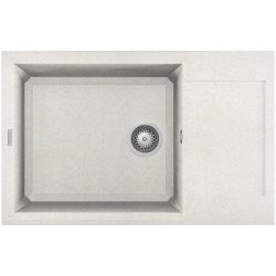Elleci EASY 310 G52 Bianco Pietra gránit csepptálcás mosogatótál