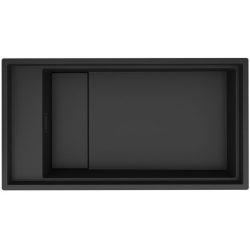 Elleci DIALOGO 360 Workstation K86 Black kerámia egymedencés mosogatótál