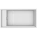   Elleci DIALOGO 360 Workstation K96 White kerámia egymedencés mosogatótál