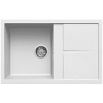   Elleci UNICO 300 K96 White kerámia csepptálcás mosogatótál