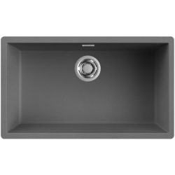 Elleci ZEN 130 K99 Dark grey kerámia egymedencés mosogatótál