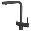 Elleci TOURMALINE Plus pure G40 Nero gránit kihúzható csaptelep