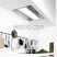Falmec NUVOLA 90 LED SLIM inox belső motoros mennyezetbe építhető páraelszívó mintatermék