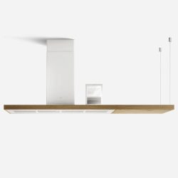 Elica BIO ISLAND WH/A/120X53 ROVERE sziget páraelszívó