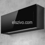 Elica RULES BL/F/90 No Drip fekete design páraelszívó