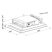 Sirius SLT-974 SCREEN H200 4V TW WI-FI mennyezetbe építhető fehér páraelszívó