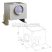 Sirius SLT-971 LESS 90 EM TW H160 SEM1 külső motoros inox mennyezetbe építhető páraelszívó