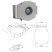 Falmec STELLA PLUS 90 SLIM inox belső motoros mennyezetbe építhető páraelszívó